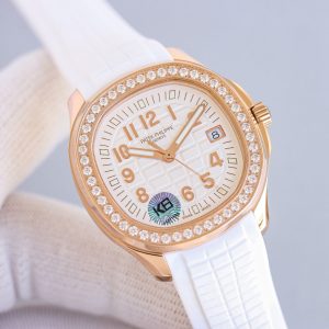 Montre Réplique Paiement à la Livraison Patek Philippe Aquanaut Luce 38mm Édition Diamants 1074203403 - side view